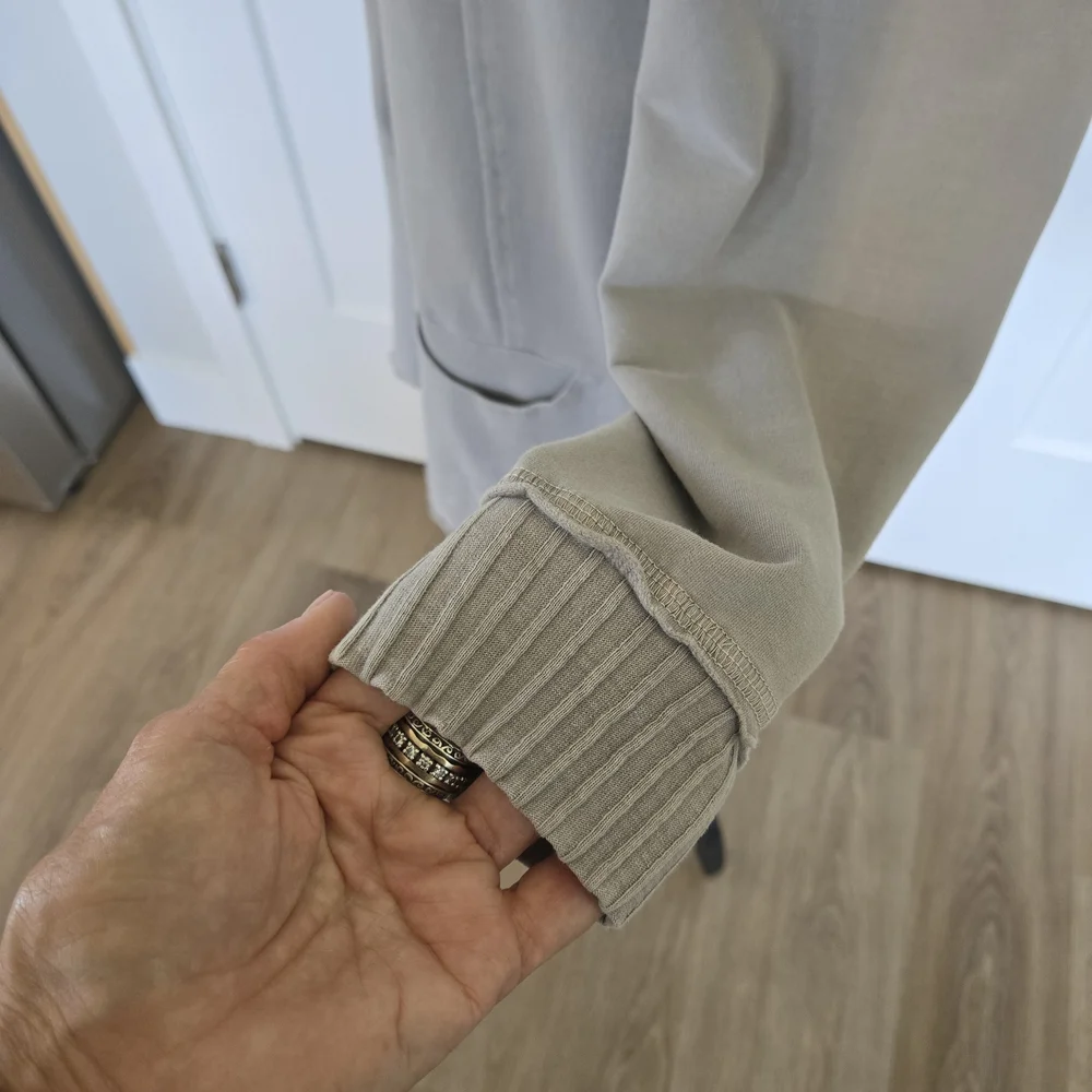 Gray Women's Hooded Topper - Picture 5 of 8